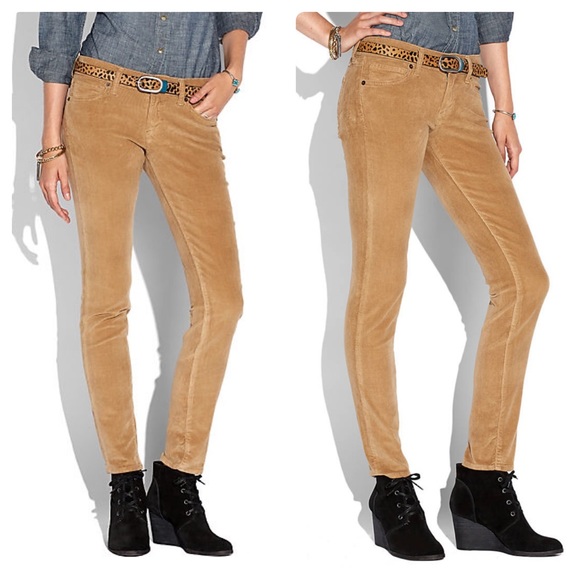 skinny stretch corduroy pants